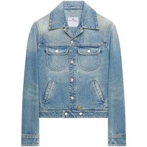 Courrèges Classic Blue Denim Jacket - NWT